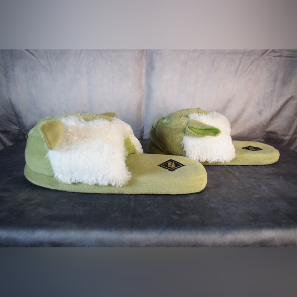 Plush STAR Wars Adult Yoda Slippers. No Box. Size XL 10-11 - Picture 4 of 6
